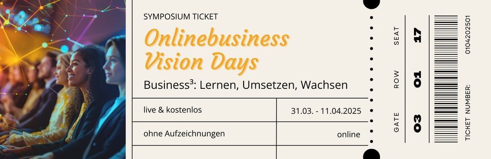 Sympoisum Ticket Dankeseite